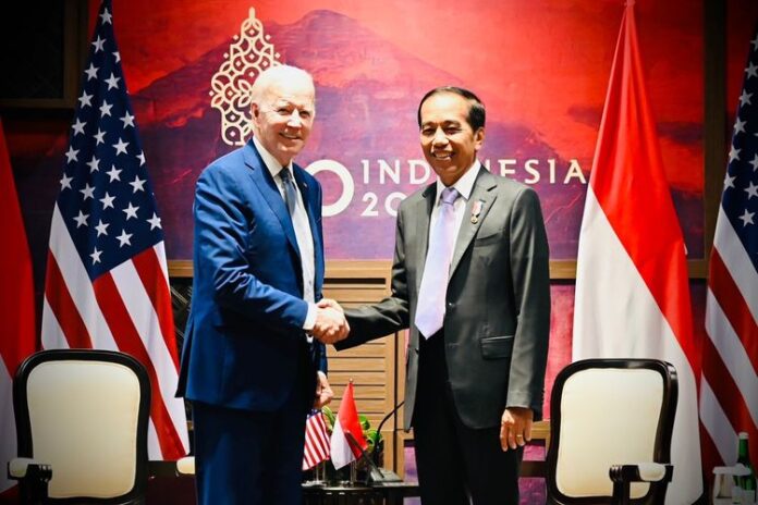 Amerika Serikat Sepakat Investasi Rp. 10 Triliun Untuk Indonesia. Dalam rangka memperkuat Indo-Pacific Economic Framework
